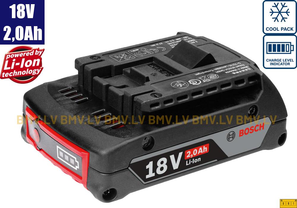 Akumulators Bosch GBA 18 V 2,0 Ah M-B Professional Li-Ion