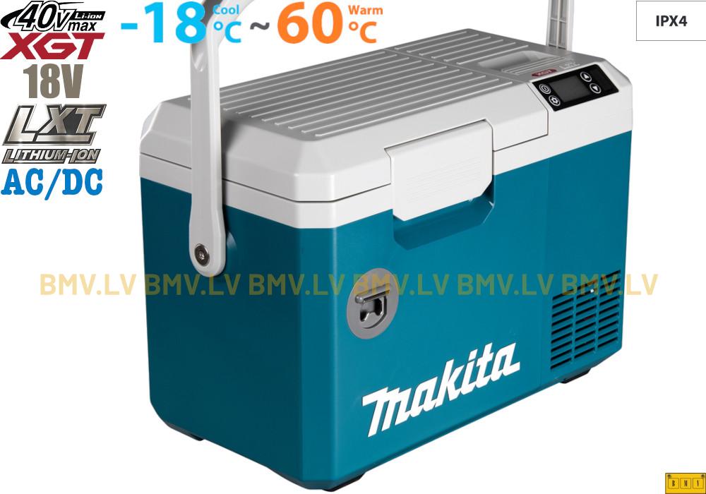 Akumulatora ledusskapis ar sildīšanas funkciju 7L Makita CW003GZ